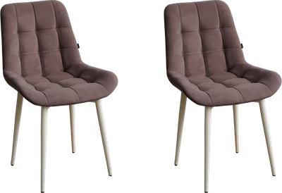 Набор стульев ДСВ Президент (2 шт, шоколад/опора бежевая)