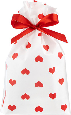 Набор пакетов подарочных Волшебная страна Сердечки / 109736 (10шт)