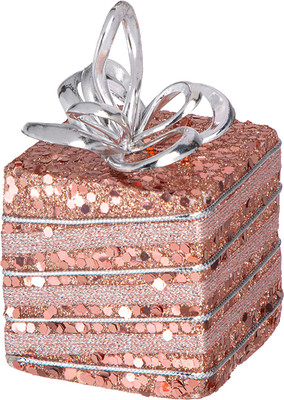 Елочная игрушка Волшебная страна Подарок новогодний / 110194 (розовый)