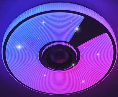 Потолочный светильник Estares Song RGB 40W R-APP-330x65-WHITE/CHROME/SHINY-220-IP20