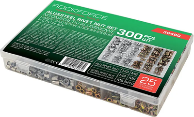 Набор заклепок RockForce RF-36480 (62203), (300шт)