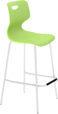 Стул барный Sheffilton SHT-ST58/S29P A5-7 (мятный/белый)