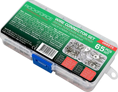Набор наконечников и гильз для кабеля RockForce RF-068915 (62221), (65пр)