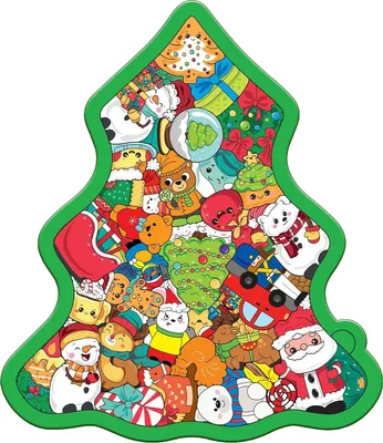 Развивающая игра Puzzle Time Новогодняя елочка / 9672031