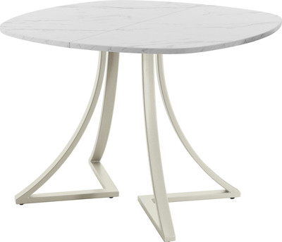 Обеденный стол AMC Elite Е24(800) D7 (бежевый/мрамор кристалл)