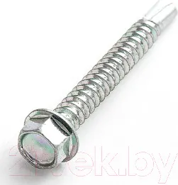 Саморез ЕКТ Кровельный без шайбы 5.5х64 сверло PT3 / 752064 (100шт, оцинкованный)