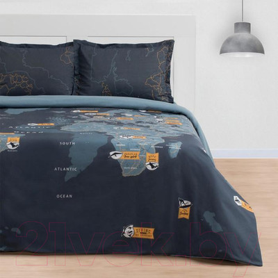 Комплект постельного белья Этель Путешествие / 4150390