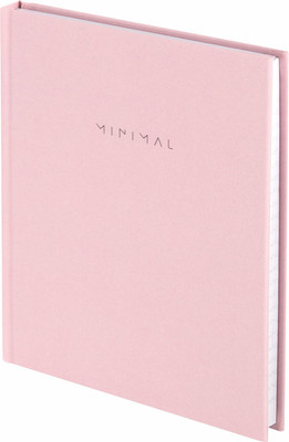 Ежедневник Brauberg Minimal / 116449 (80л, розовый)