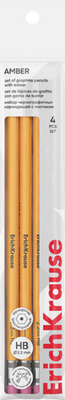 Набор простых карандашей Erich Krause Amber / 60712 (4шт)