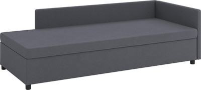 Тахта Олмеко Вико (велюр Parma 27 темно-серый)