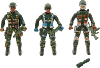 Набор фигурок игровых Sima-Land Спецназ / 2617256 (3шт)