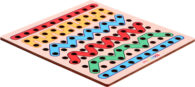 Развивающий игровой набор Smile Decor Монтессори Шнуровка. Линии / 10638854