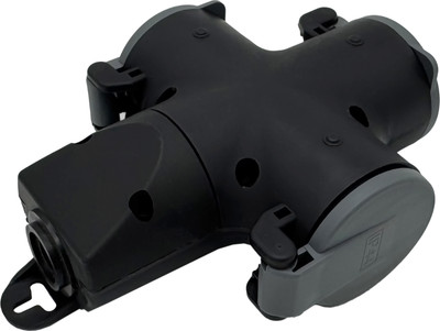 Розетка штепсельная Элект РП 16-003 (серый)