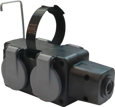 Розетка штепсельная Элект РП 16-004 (серый)