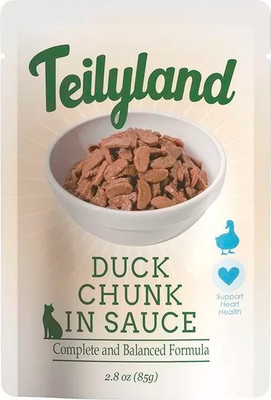 Влажный корм для кошек Teilyland Кусочки с уткой в соусе (85г)