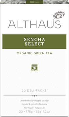Чай пакетированный Althaus Deli Packs Изысканная Сенча (20x1.75г)