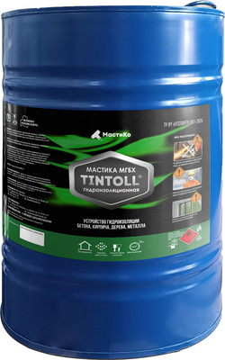 Гидроизоляционная мастика Tintoll МГБХ барабан (50кг)
