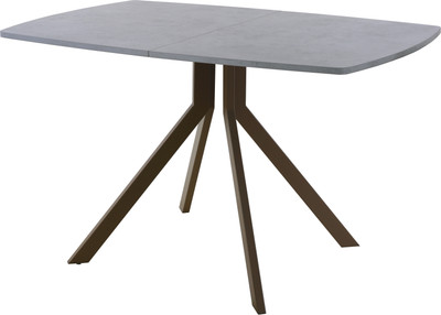 Обеденный стол AMC Elite Е18(1100) D6 (коричневый/бетон чикаго светло-серый)