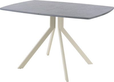 Обеденный стол AMC Elite Е18(1100) D6 (бежевый/бетон чикаго светло-серый)