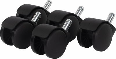 Комплект колес мебельных WBZ 533082 (5шт, черный)