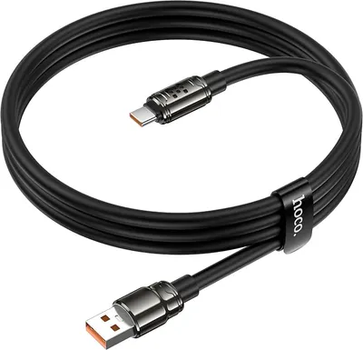 Зарядный кабель Hoco U143 Type-C (1.2м, черный)