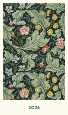 Ежедневник Эксмо Мини. Уильям Моррис / 9785042227646 (80л, зеленый)