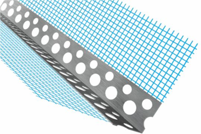 Уголок штукатурный Скайпрофиль У24/С 24х2500 0.25мм (с сеткой)