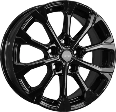 Литой диск Khomen KHW1605 Huyndai/Mazda 16x6.5" 5x114.3мм DIA 67.1мм ET 45мм Black