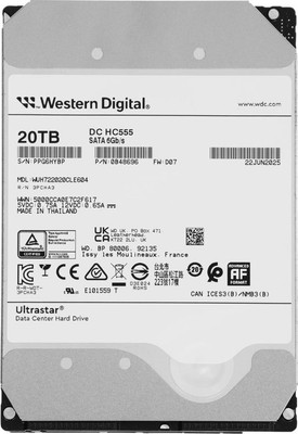 Жесткий диск Western Digital DC HC555 20TB (WUH722020CLE604)