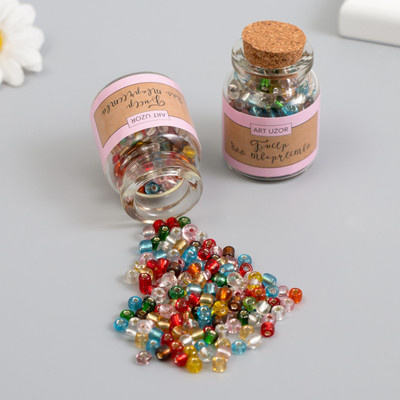 Набор бисера Арт Узор Разноцветный / 10700721 (прозрачно-цветной)