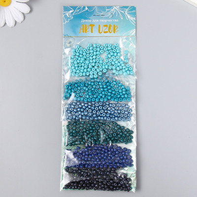 Набор бисера Арт Узор Синяя лазурь / 9358796