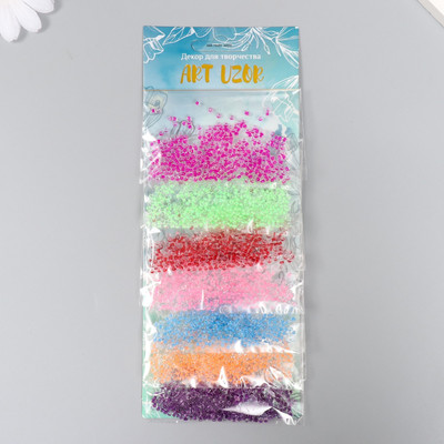 Набор бисера Арт Узор Прозрачный, внутри цвет. Ассорти / 9436506