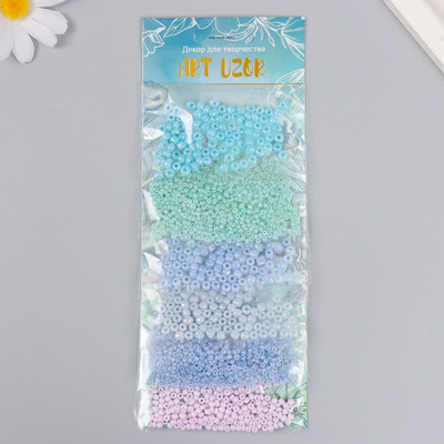Набор бисера Арт Узор От голубого до сиреневого / 6074985