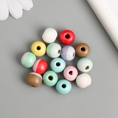 Набор бусин декоративных Арт Узор Крапинки на шариках / 10083422