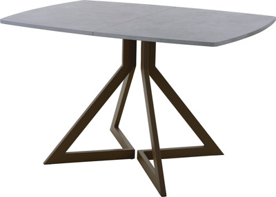 Обеденный стол AMC Elite / Е20(1100) D6 (коричневый/бетон чикаго светло-серый)