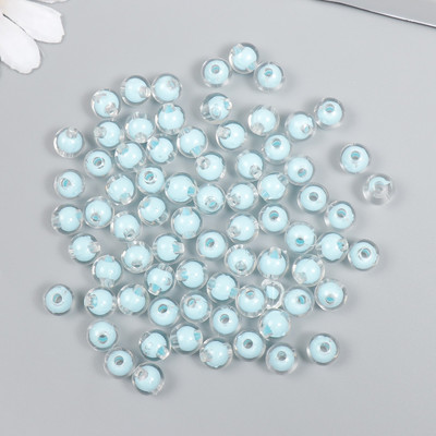 Набор бусин декоративных Арт Узор Голубые / 7674698