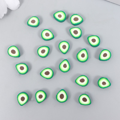 Набор бусин декоративных Арт Узор Половинка авокадо / 7829734