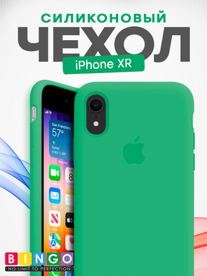 Чехол-накладка Bingo Silicone Case для Apple iPhone XR (мята)