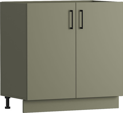 Шкаф под мойку Речицадрев Компакт / Р383.10 (олива темная 693)