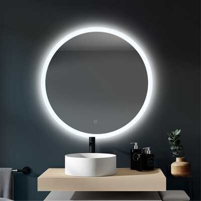 Зеркало Алмаз-Люкс Foster 70s-6 (с подсветкой и сенсорной кнопкой)