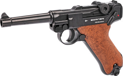 Пистолет пневматический BORNER P08 до 3 Дж кал. 4.5мм (Blowback, металл)