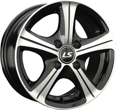 Литой диск LS wheels 202 14x6" 4x100мм DIA 73.1мм ET 39мм BKF