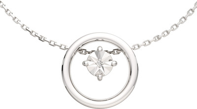 Колье из серебра ZORKA 05D0001 (40см, с бриллиантом)