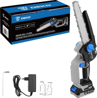 Пила цепная аккумуляторная Deko DKCHS 20V / 085-2010