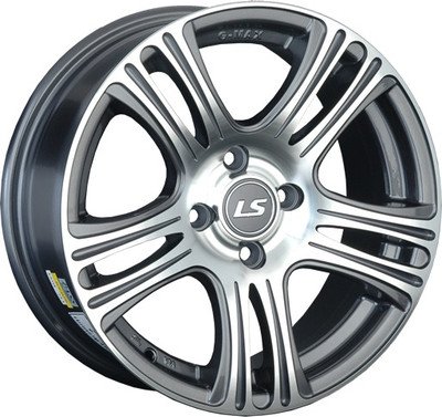 Литой диск LS wheels 318 15x6.5" 4x100мм DIA 73.1мм ET 40мм GMF