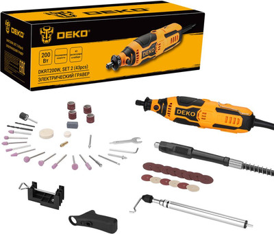 Гравер Deko DKRT200W / 085-1322