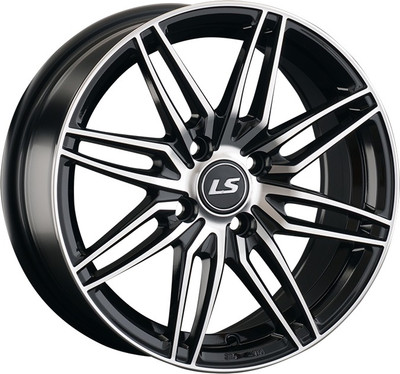 Литой диск LS wheels 832 15x6.5" 4x100мм DIA 73.1мм ET 40мм BKF