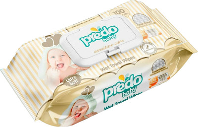 Влажные салфетки детские Predo W-100 (100шт)