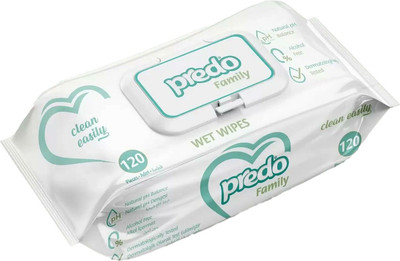 Влажные салфетки Predo Family / W-1120F (120шт)