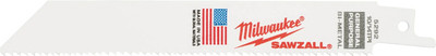 Набор пильных полотен Milwaukee Sawzall 150x2.5/1.8 / 48475292 (5шт)